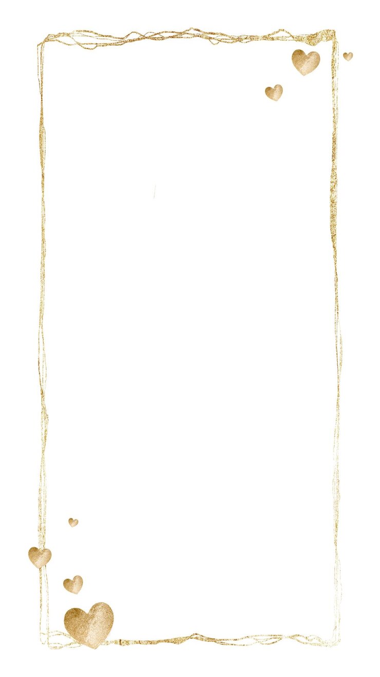 Photo gold frame clean png background