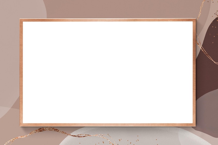 Фотография золотой каркас png земной тон фона