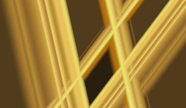 Gold geometry abstract background