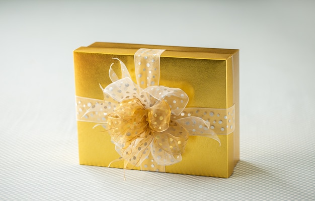 Gold gift box