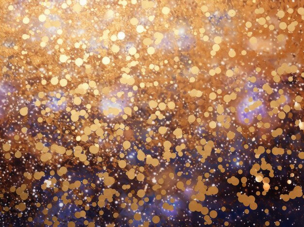 Gold Glitter and sparkles background lights and bokeh effects festive wallpaper