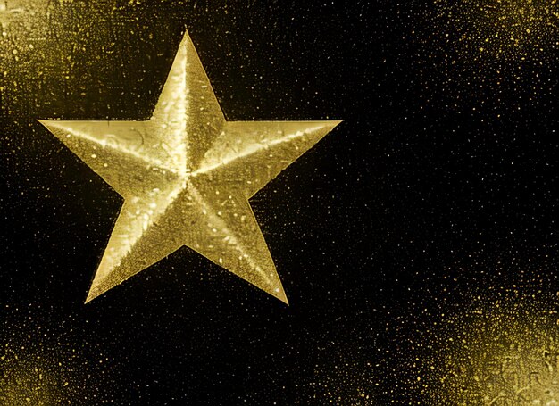 Photo gold glitter stars background