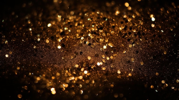 Gold Glitter Wallpaper Background