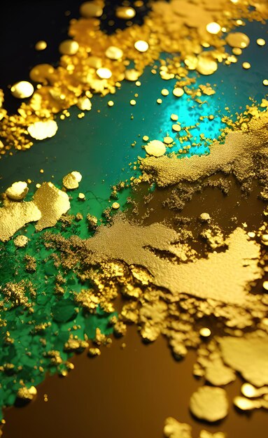 Gold glitters are a common theme in the area.