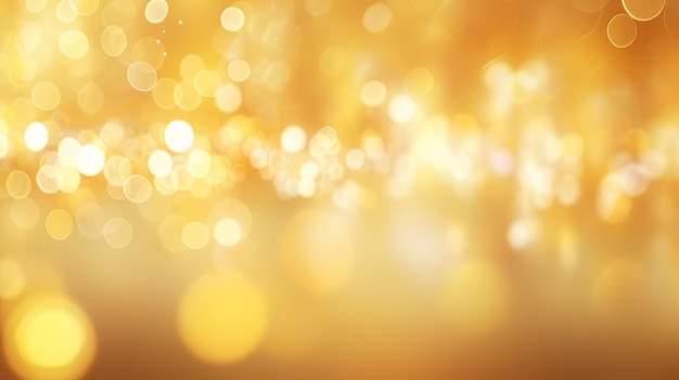 Gold glitters background shimmering blur spot lights Bokeh Shiny gold light background texture