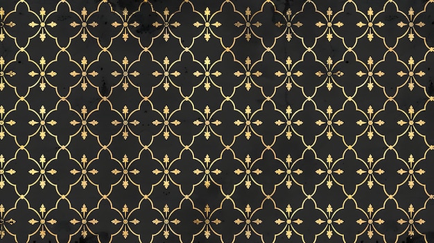 Photo gold and gold design on a black background