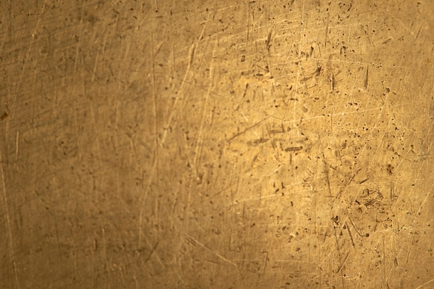 Gold grunge metal texture background