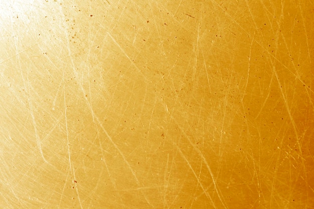 Gold grunge metal texture background