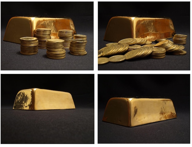 Photo gold ingot