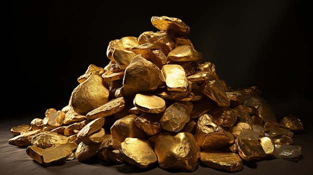 금은 인기 있는 금 형태입니다.