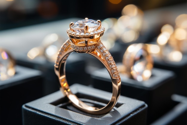 Buy Exquisite 18KT Rose Gold Solitaire Diamond Ring Online | ORRA