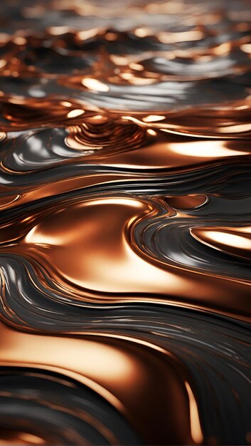 Gold Liquid Wallpaper