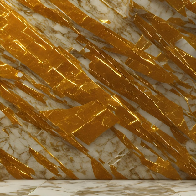 A gold marble wall with the word marble on it