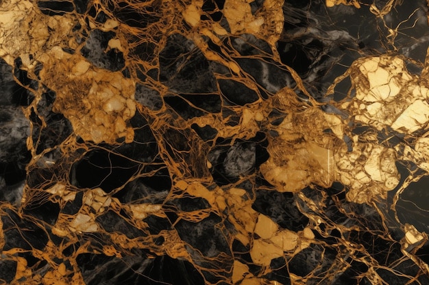 Gold marble wallpaper that is black and gold