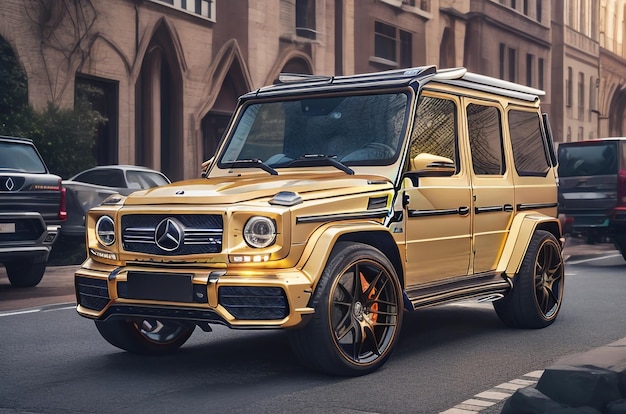 골드 메르세데스 AMG G 63