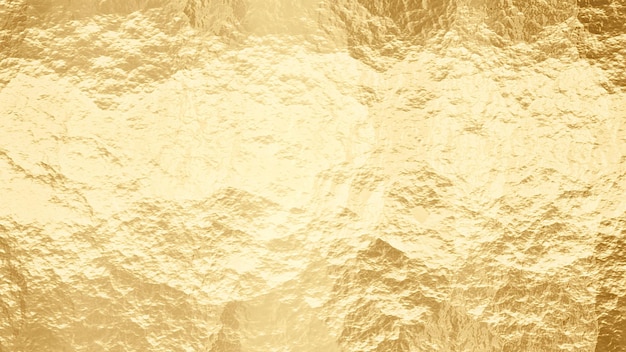 Gold metal background Brushed metallic texture 3d rendering