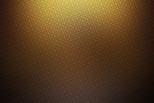 Gold metal background with rhombus pattern