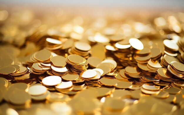 Gold Metallic Confetti