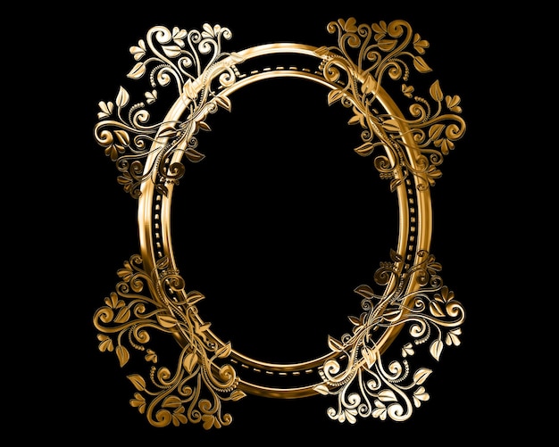 Gold mirror frame frame golden modern frame