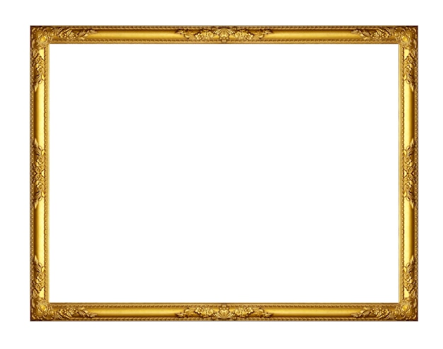 Gold Old picture frame