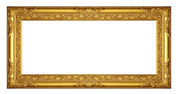 Gold Old picture frame