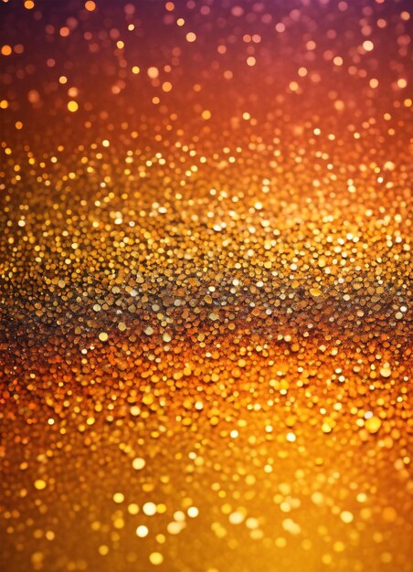 Gold orange glitter background