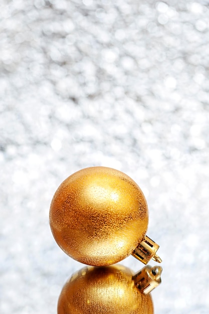 Photo gold ornament on an abstract background vertical photo