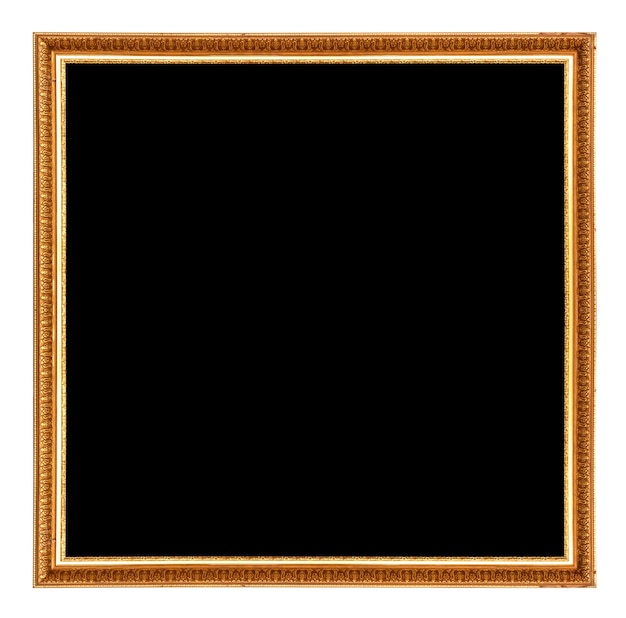 Gold picture frame