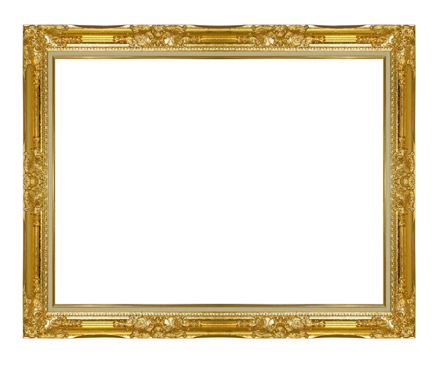 Photo gold picture frame