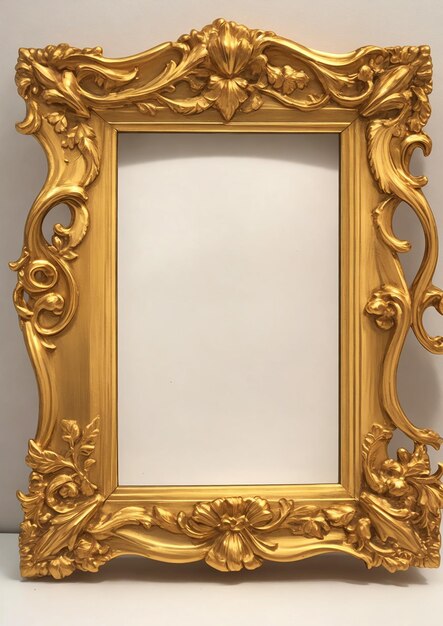 Gold picture frame