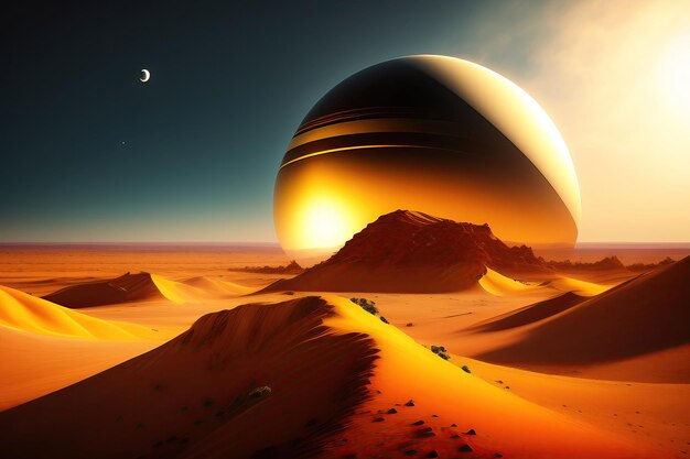 Gold planet