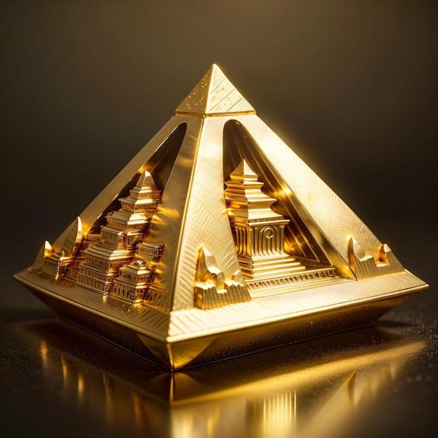 gold pyramid