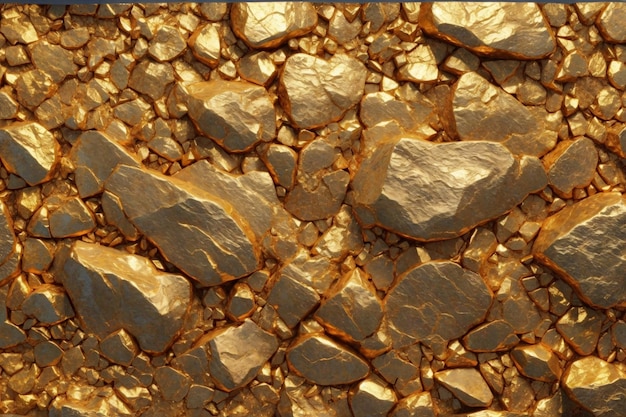 Photo gold rock texture background gold texture background gold stone texture background gold texture gold rock ai generative