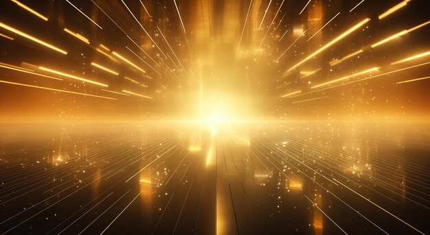 gold shining light background