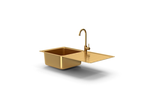 Gold Sink With Faucet