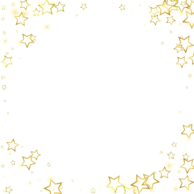 Photo gold sparkling star confetti