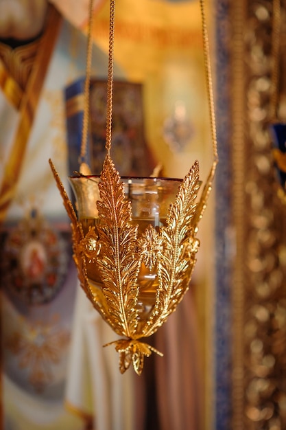 Gold stands in the Orthodox Church