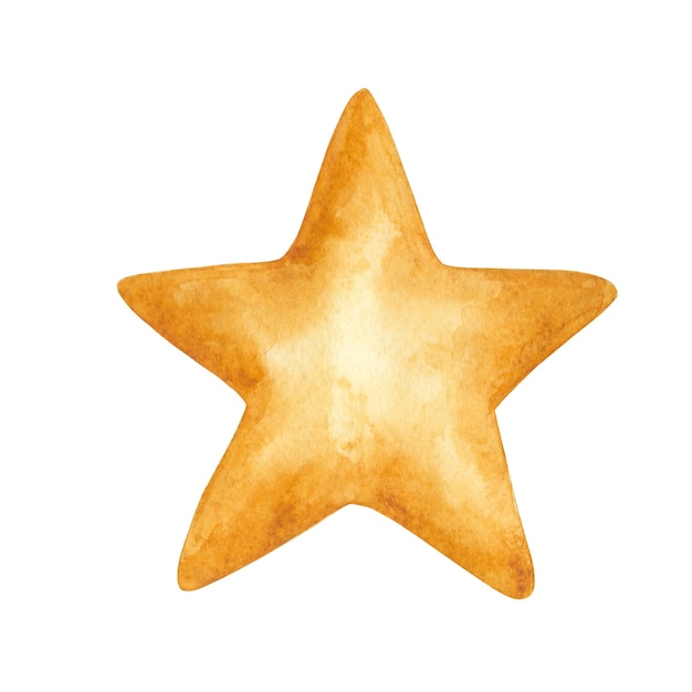 Premium Photo | Gold star illustration yellow star clip art ...