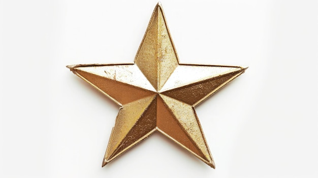 gold star isolated white