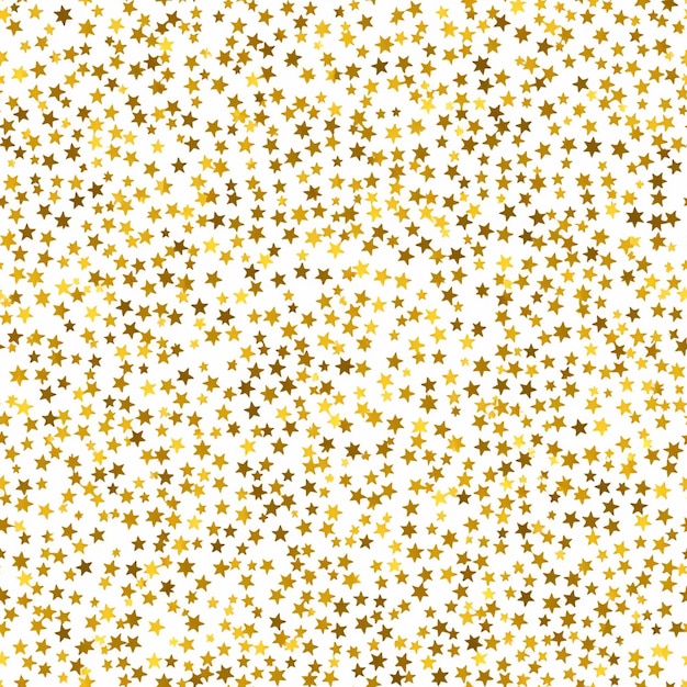 Photo a gold star pattern on a white background generative ai