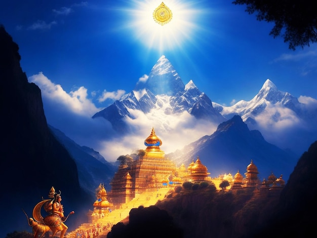 Gold Temple wallpaper