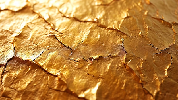 Photo gold texture golden background with cracks and scratches gold background