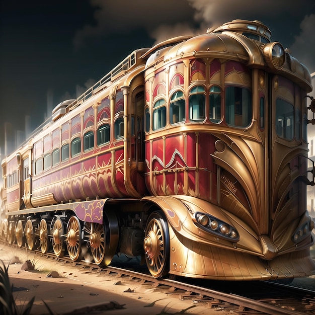 A gold train