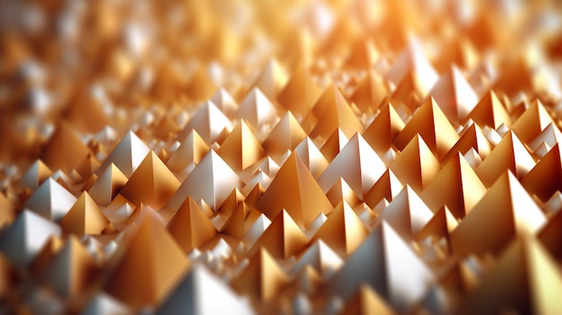 gold triangle abstract background