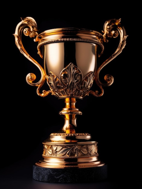 gold trophy cup