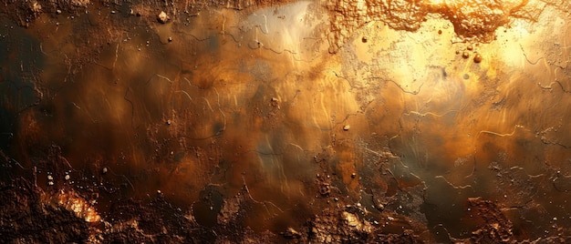 A gold wall texture