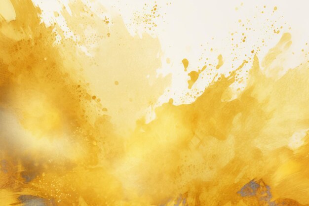 Gold watercolor art background