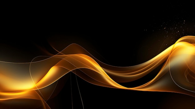 Gold wave background