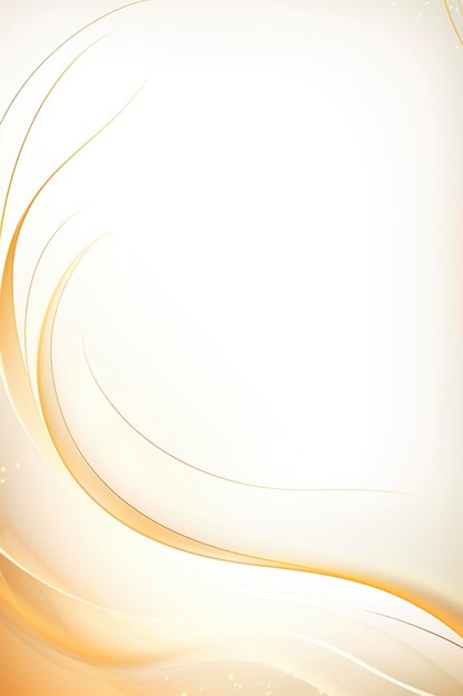 gold wave white background with copy space