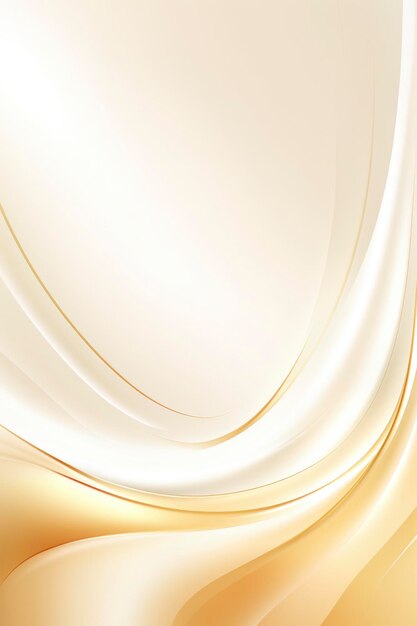 Gold wave white background with copy space
